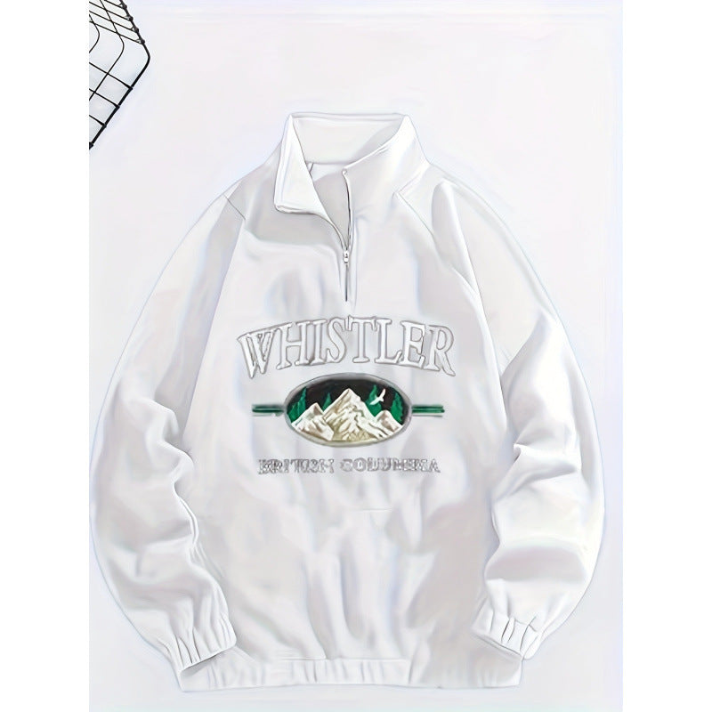 Men's Casual Fashion Embroidered Sweater