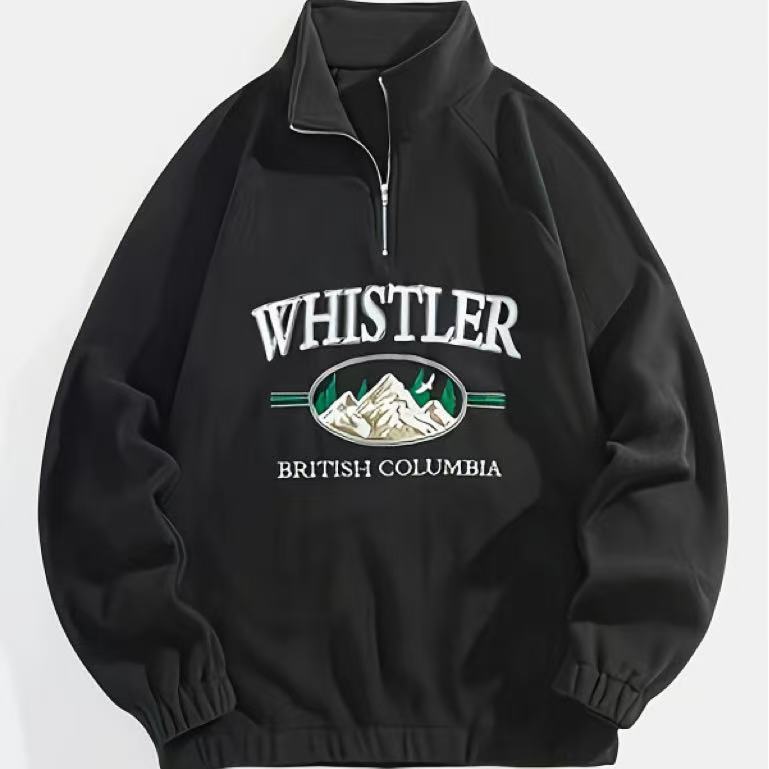 Men's Casual Fashion Embroidered Sweater