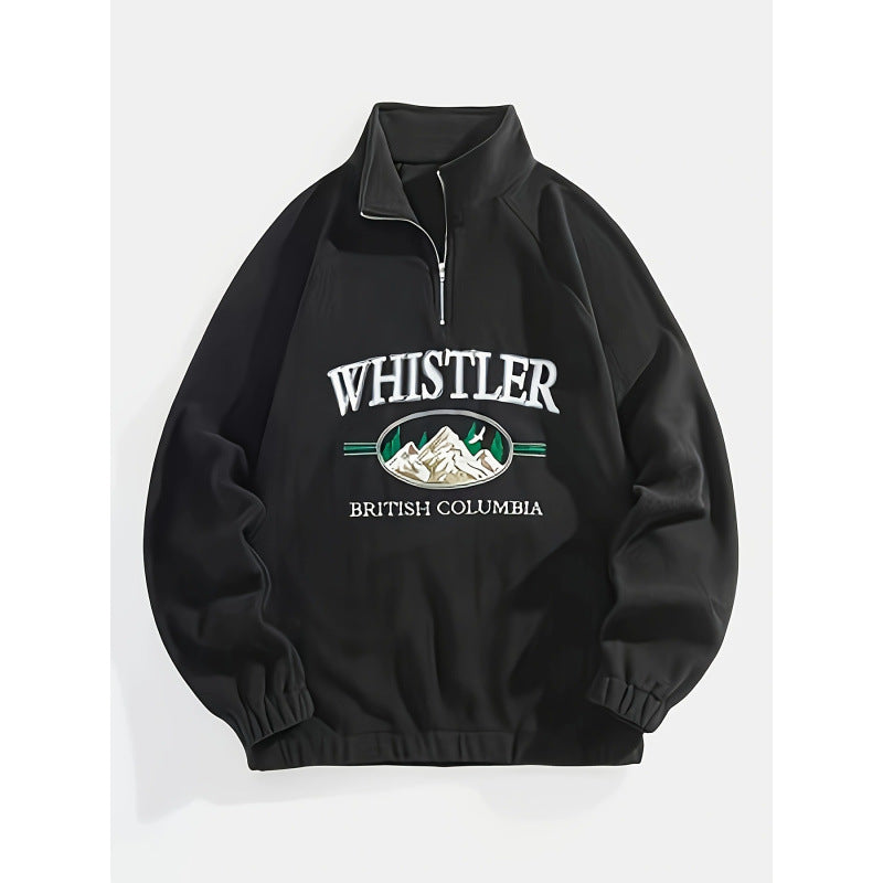 Men's Casual Fashion Embroidered Sweater