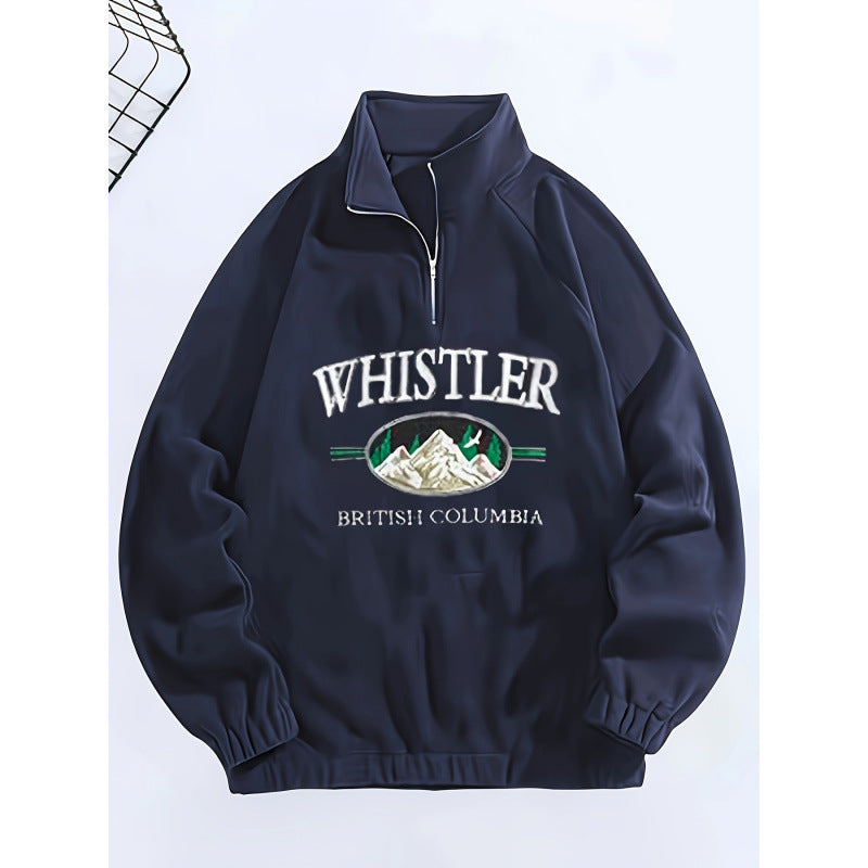 Men's Casual Fashion Embroidered Sweater